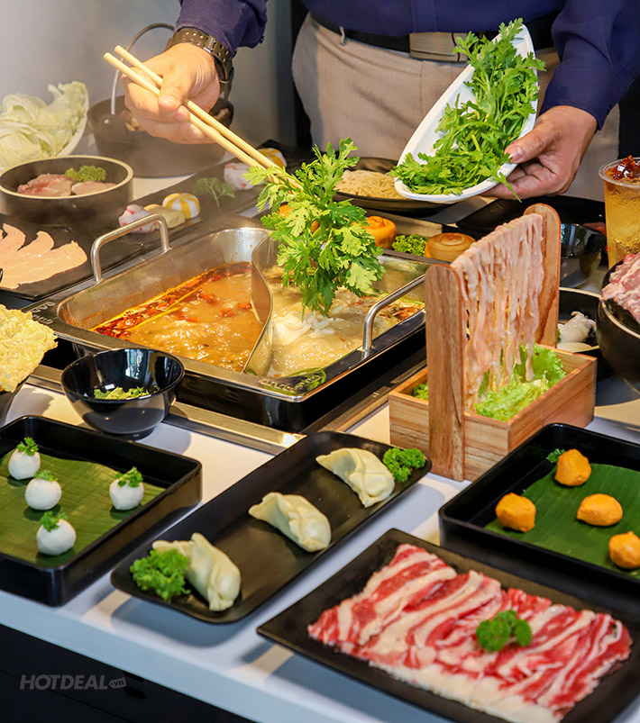 Buffet Lẩu Ếch Jiang Hu Heroes’ Hotpot Với Hơn 70 Món Nhúng Và 3 Vị